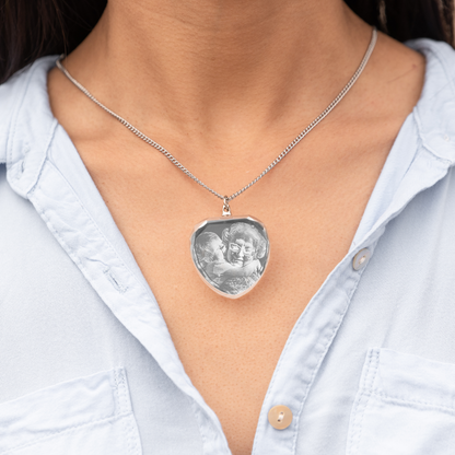 Personalized Crystal Memory Necklace