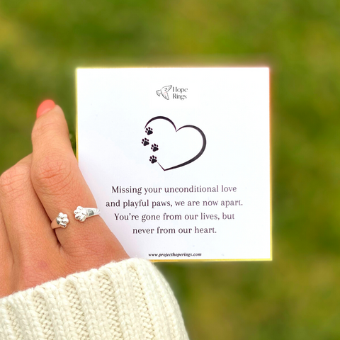 The Paw Hug Ring™ - Forever in Our Hearts