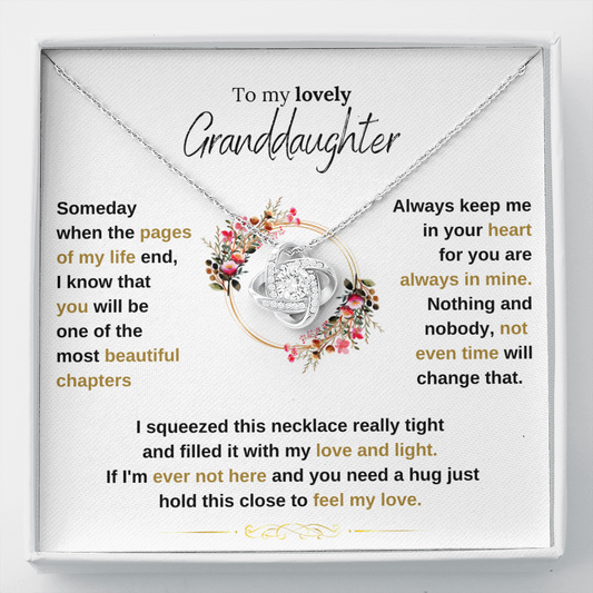 To My Granddaughter - One of life's most beautiful chapters